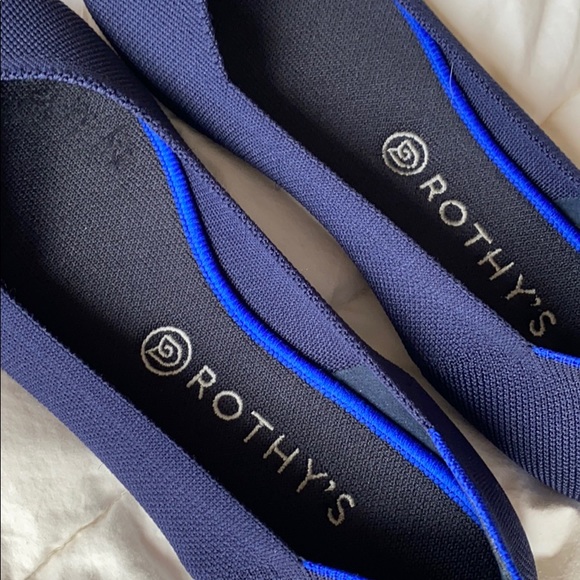 Rothy’s 10.5/Navy Blue. Flats. - Picture 2 of 3